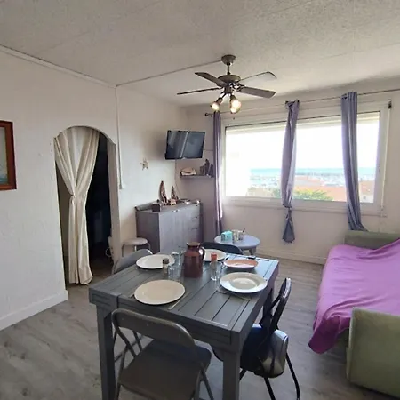T2 Lumineux 37m², & Port, 4 Personnes, Narbonne-plage - Fr-1-795-72 아파트