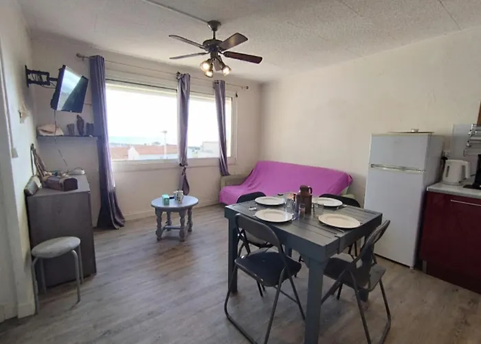 Appartement T2 Lumineux 37M², Plage & Port, 4 Personnes, Narbonne-Plage - Fr-1-795-72 * נרבון
