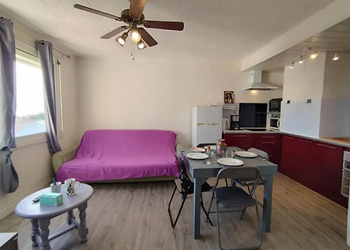 Appartement T2 Lumineux 37M², Plage & Port, 4 Personnes, Narbonne-Plage - Fr-1-795-72 Narbona