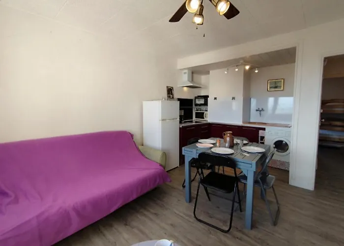 Appartement T2 Lumineux 37M², Plage & Port, 4 Personnes, Narbonne-Plage - Fr-1-795-72 דירה *